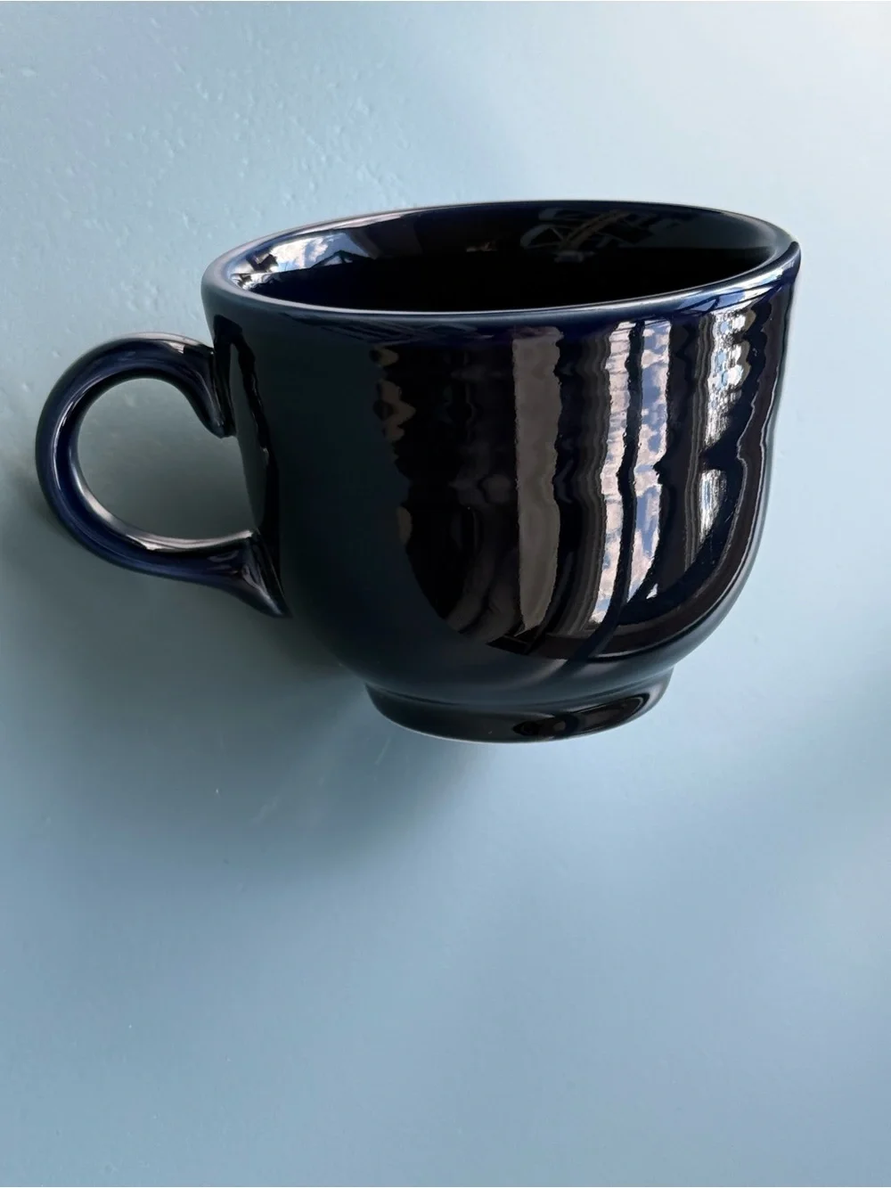Vintage Fiestaware Small Coffee Cup, Cobalt Blue Color, EUC